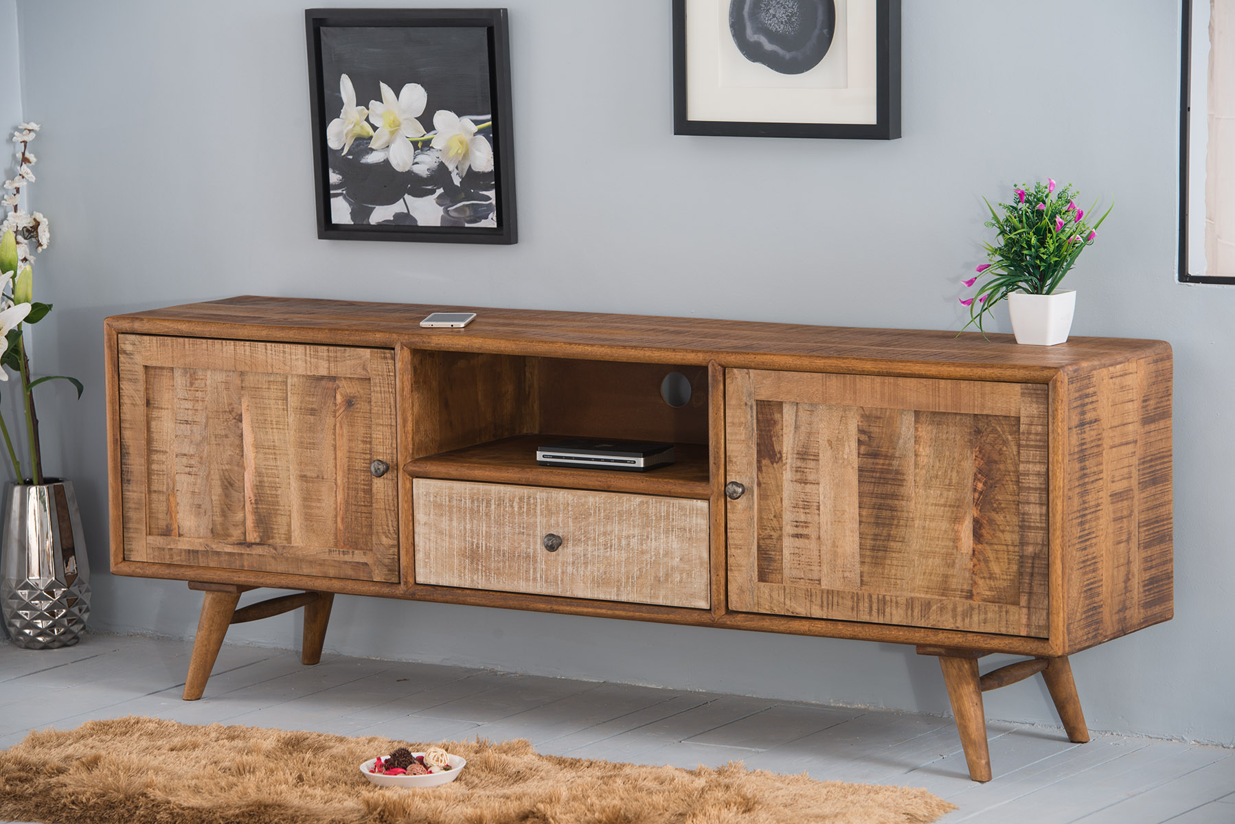 Hexagonal TV Unit