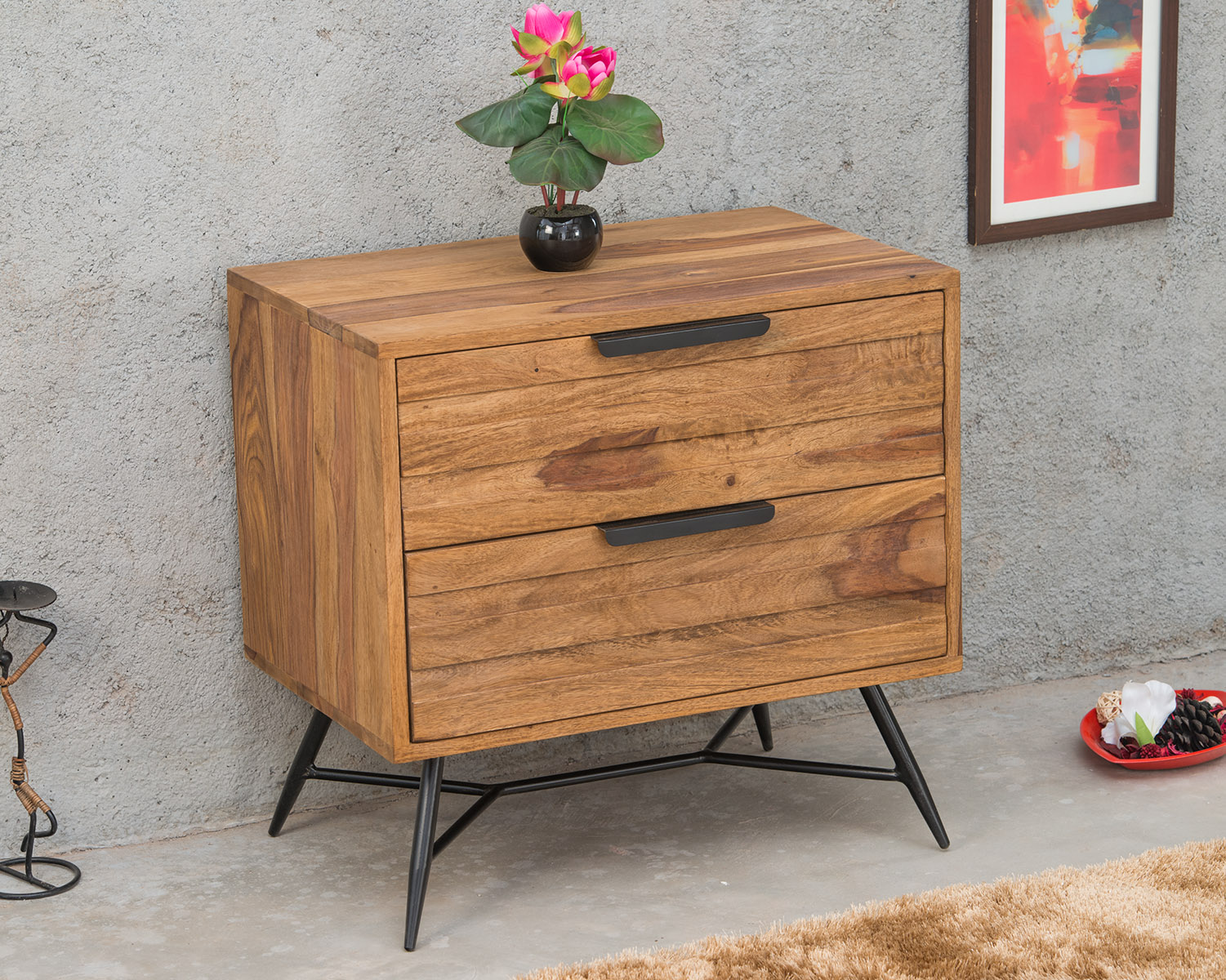Industrial Accent Cabinet