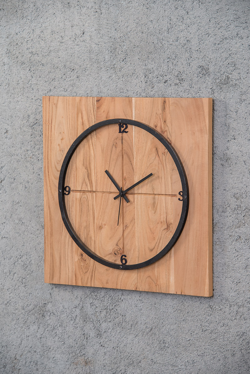 Nordic Square Clock