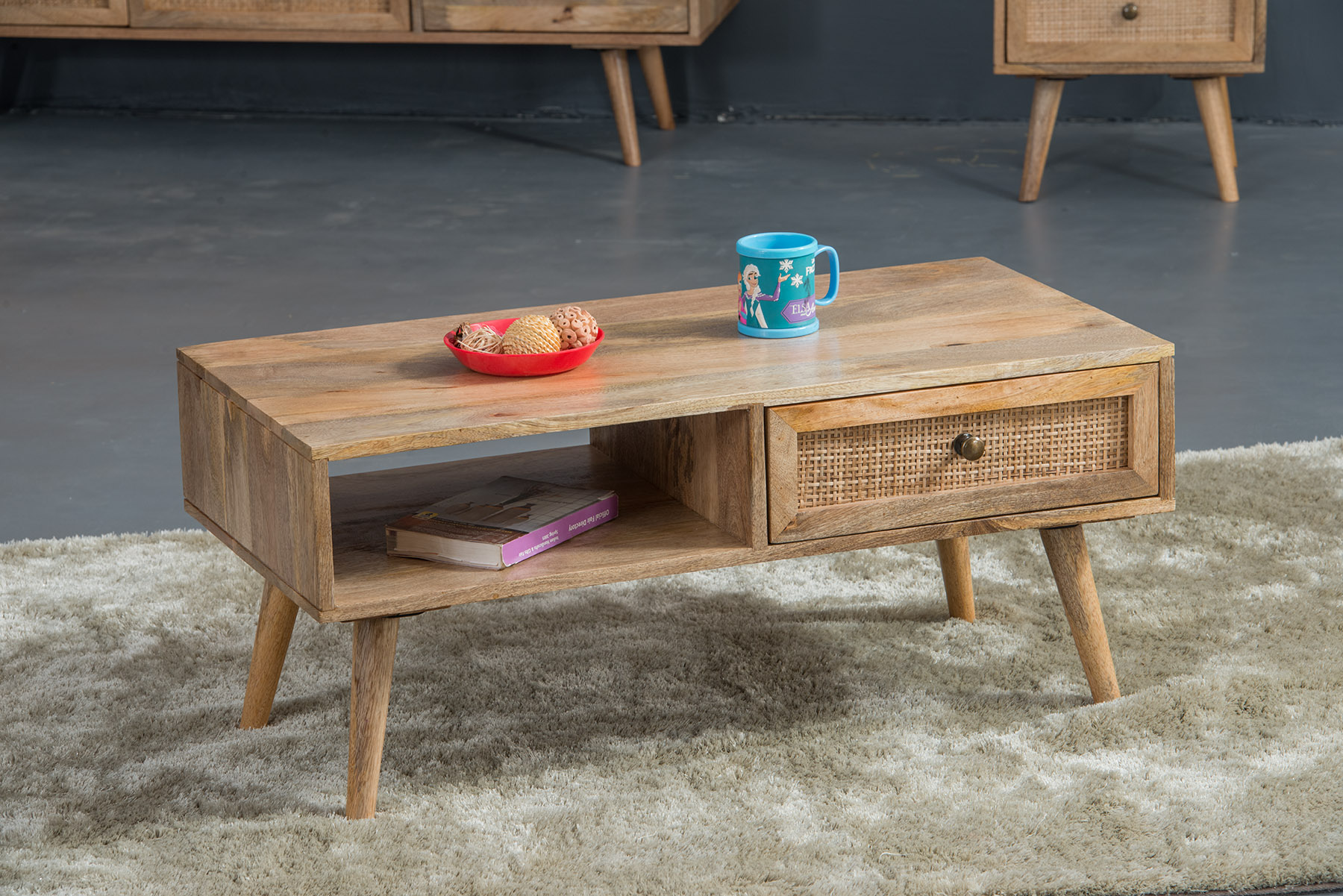 Rattan Center Table