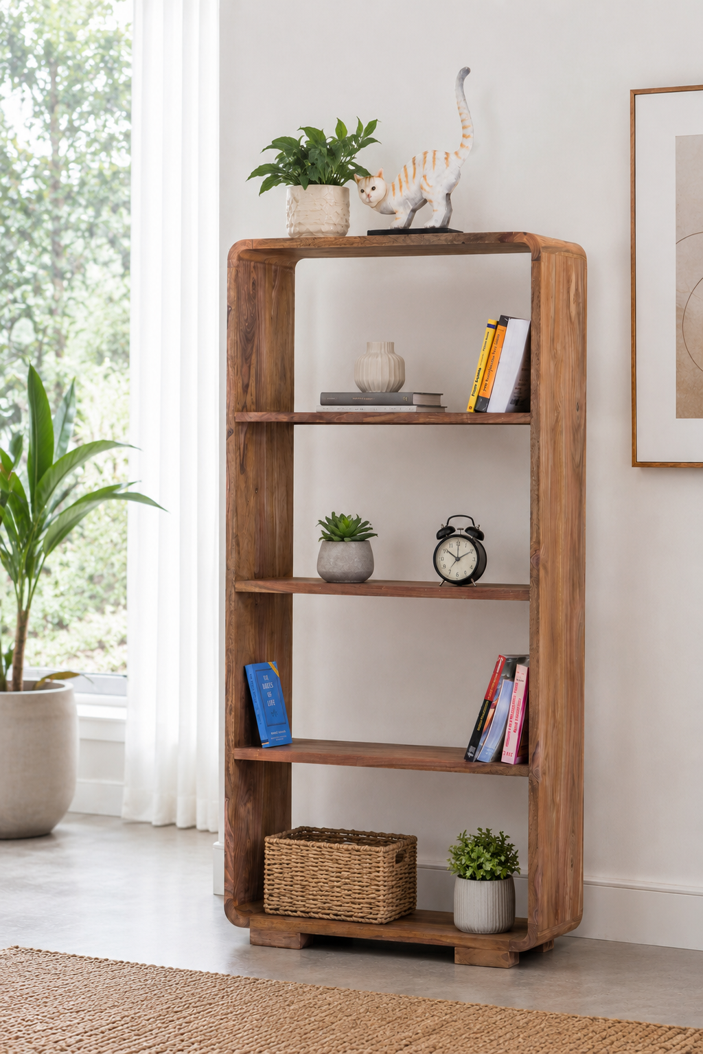 Square Garden Stool