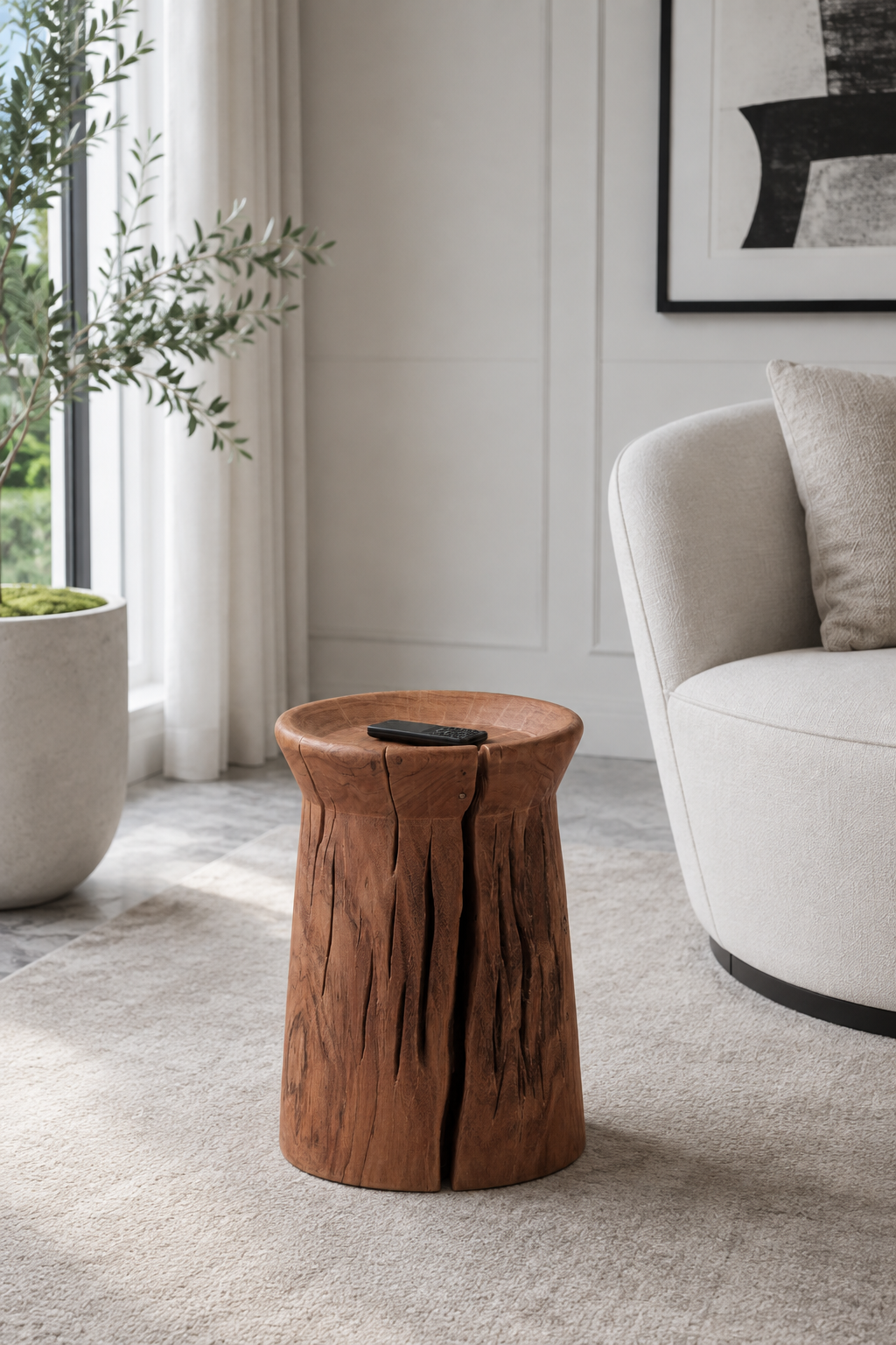 Solid Side Table